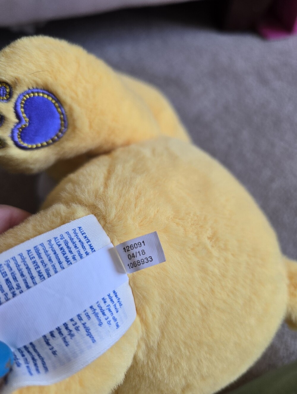 Build A Bear 2018 NWT Bearnice Plush 17" Kabu Kawaii Stuffed Animal Yellow - Picture 6 of 8